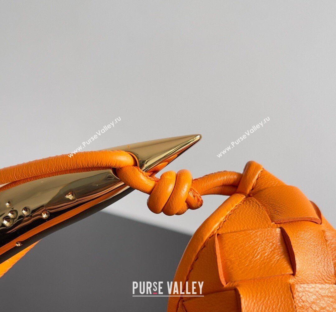 Bottega Veneta Mini Sardine Bag in Intrecciato Leather Orange 2026 744267 (YX-260402008)