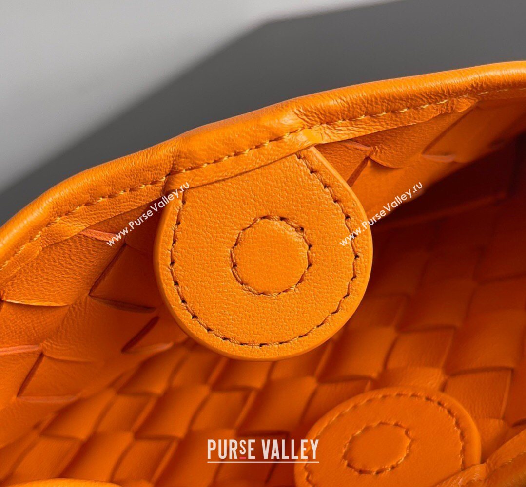 Bottega Veneta Mini Sardine Bag in Intrecciato Leather Orange 2026 744267 (YX-260402008)