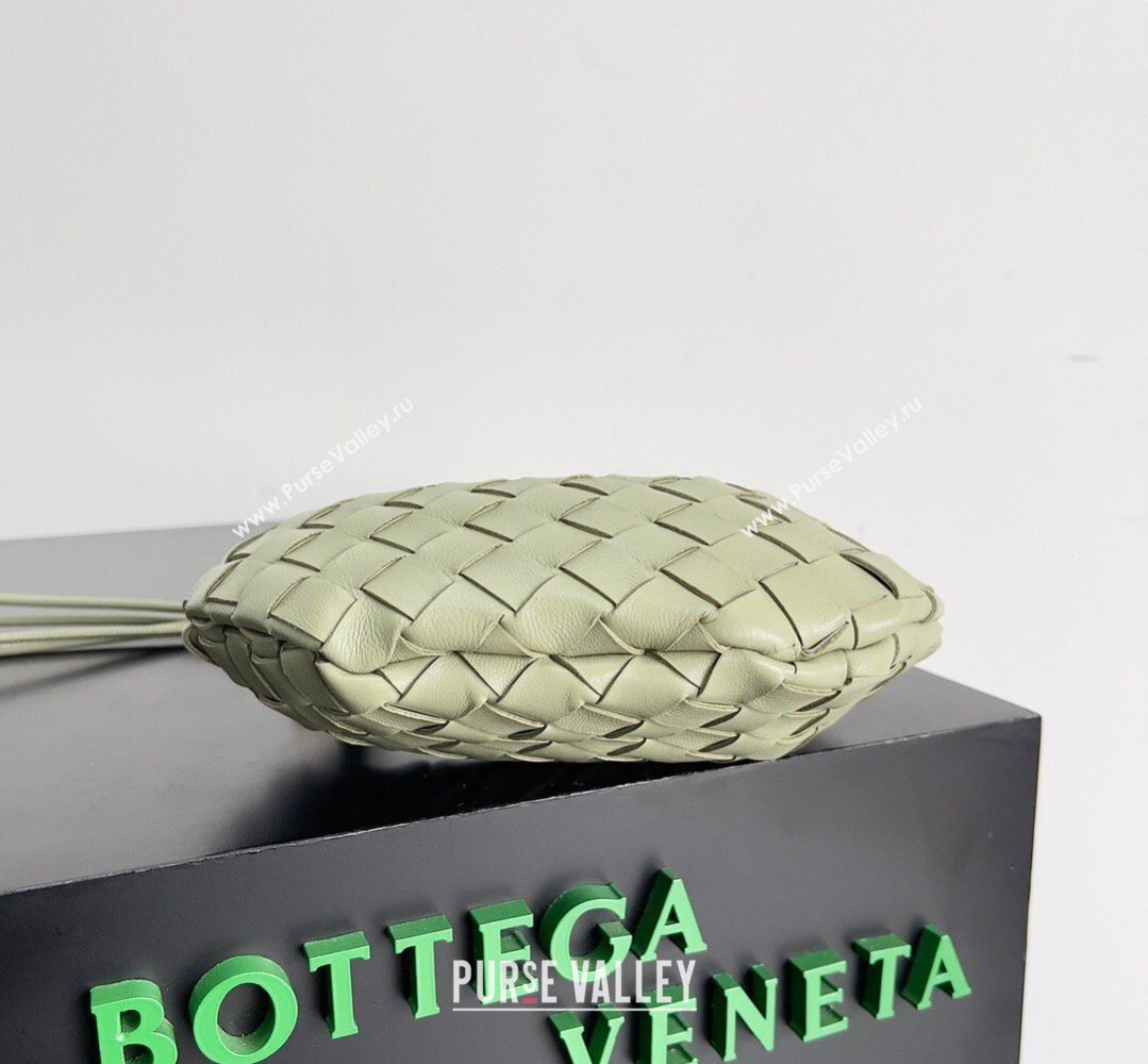 Bottega Veneta Mini Sardine Bag in Intrecciato Leather Travertine Green 2026 744267 (YX-260402009)
