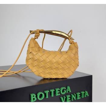 Bottega Veneta Mini Sardine Bag in Intrecciato Leather Yellow 2026 744267 (YX-260402010)