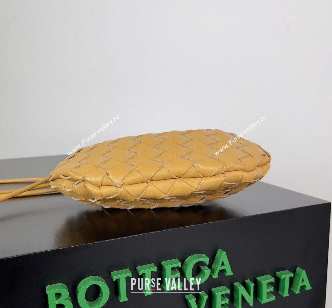 Bottega Veneta Mini Sardine Bag in Intrecciato Leather Yellow 2026 744267 (YX-260402010)