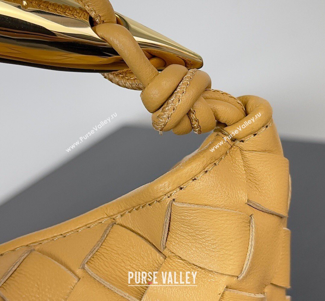 Bottega Veneta Mini Sardine Bag in Intrecciato Leather Yellow 2026 744267 (YX-260402010)