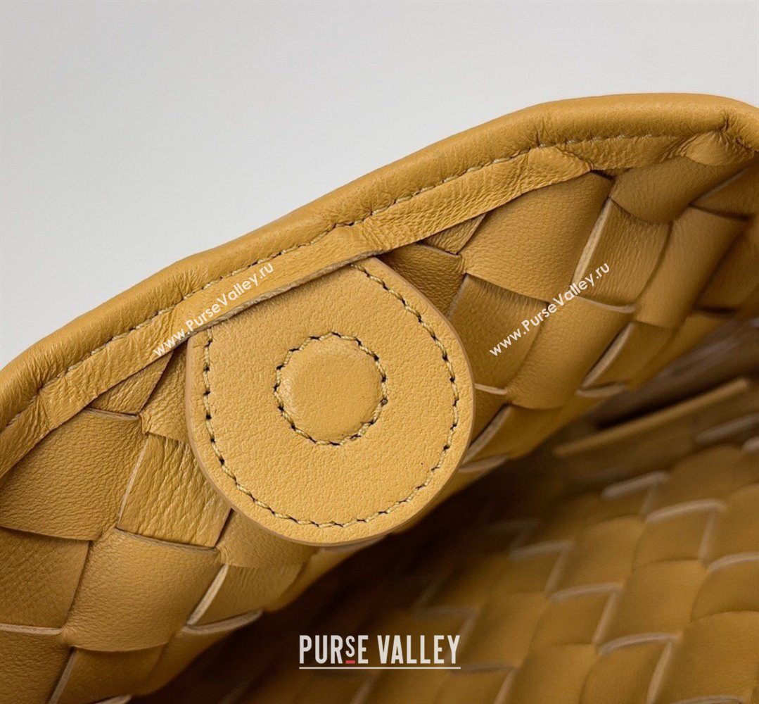 Bottega Veneta Mini Sardine Bag in Intrecciato Leather Yellow 2026 744267 (YX-260402010)
