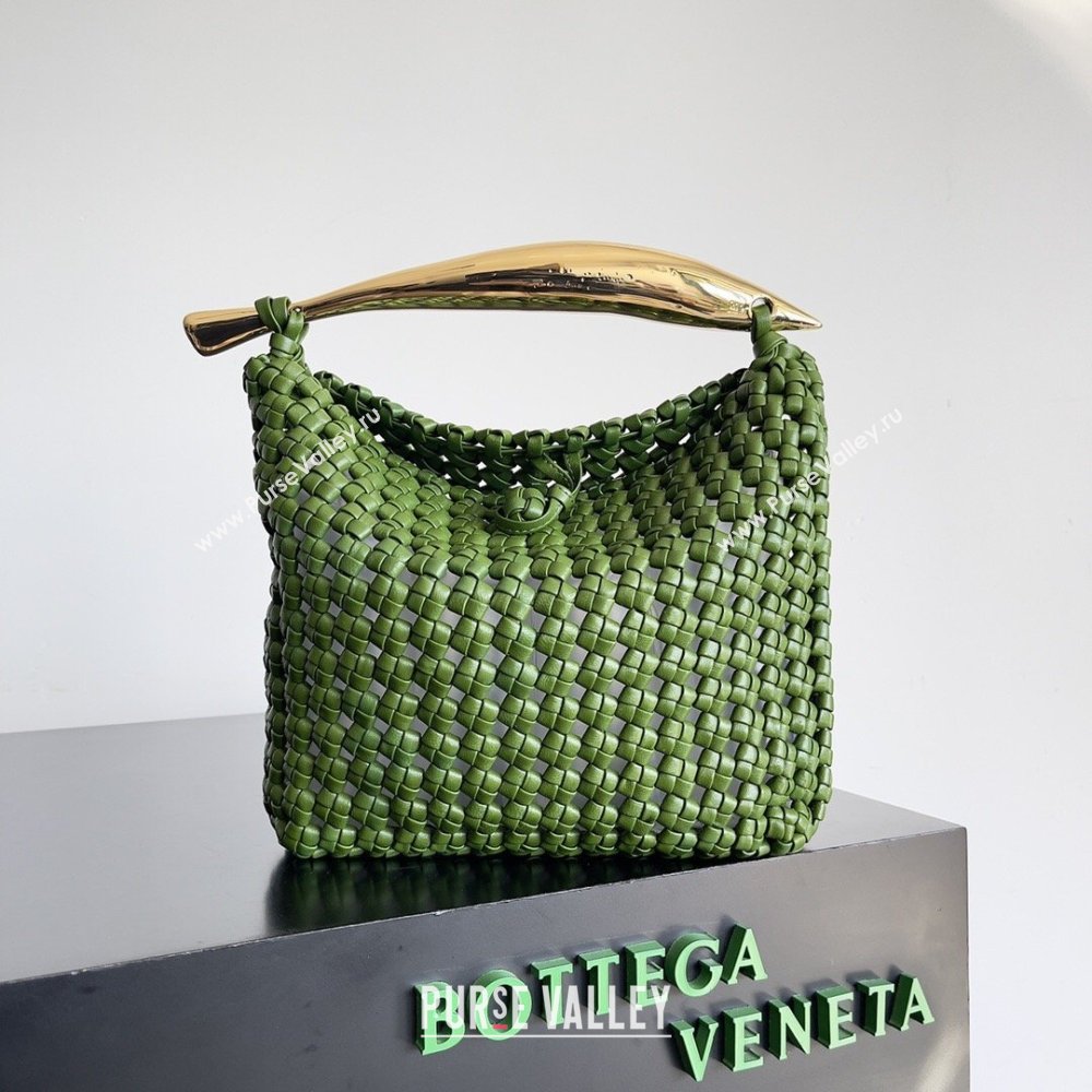 Bottega Veneta Sardine Bag in Intrecciato Leather Green1 2026 BV040201 (YX-260402042)