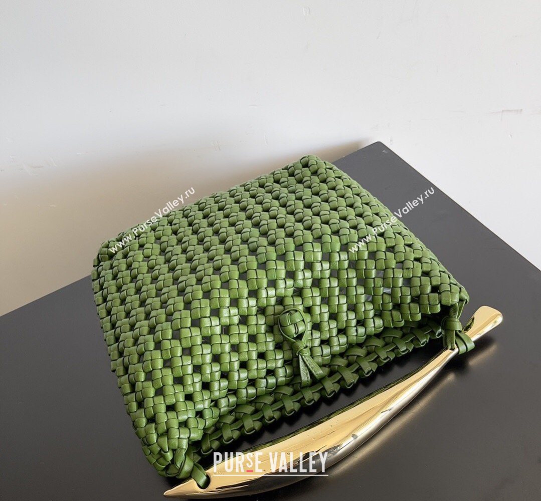 Bottega Veneta Sardine Bag in Intrecciato Leather Green1 2026 BV040201 (YX-260402042)
