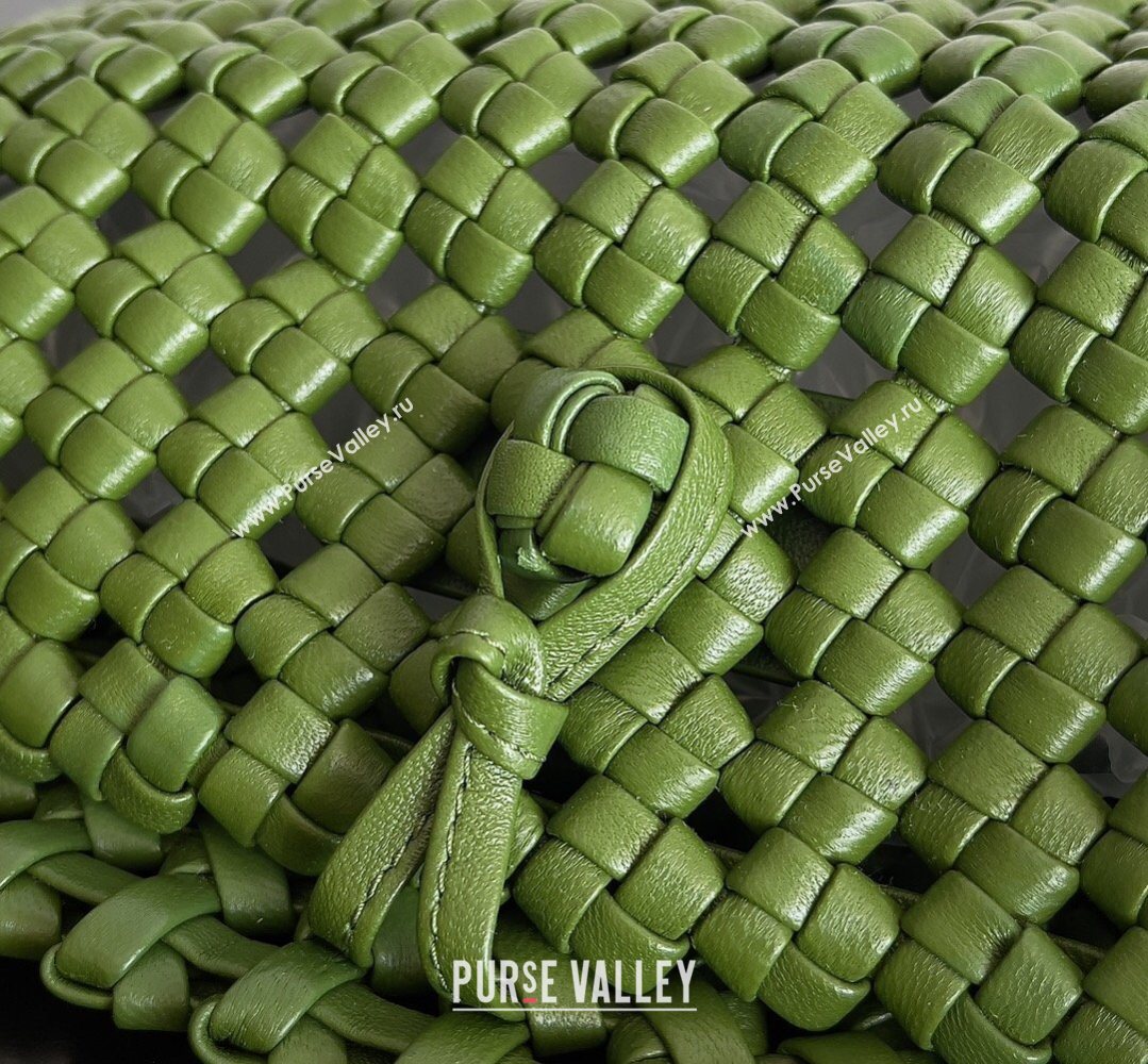 Bottega Veneta Sardine Bag in Intrecciato Leather Green1 2026 BV040201 (YX-260402042)