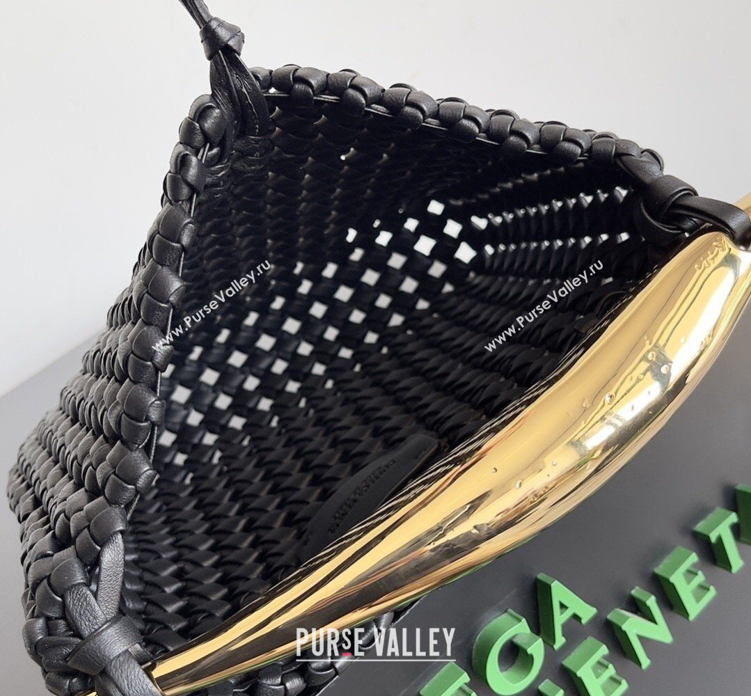 Bottega Veneta Sardine Bag in Intrecciato Leather Black 2026 BV040201 (YX-260402045)