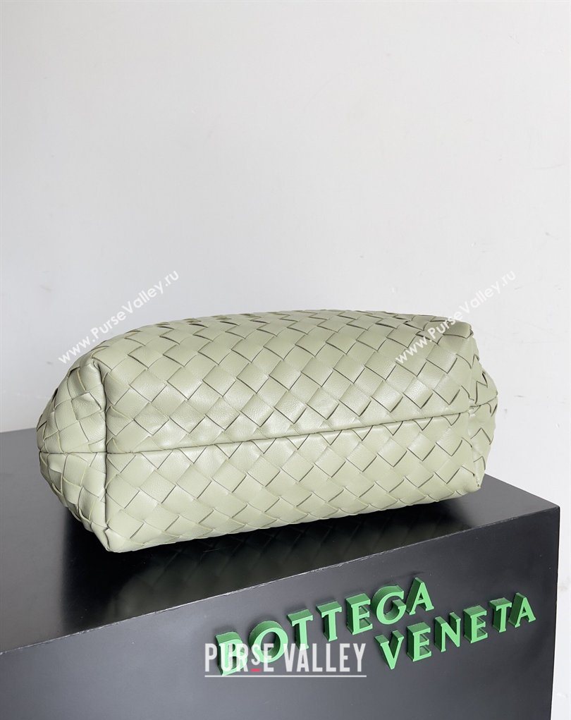 Bottega Veneta Mens Sardine Hobo Bag in Intrecciato Leather Green 2026 BV040202 (YX-260402046)