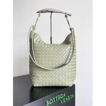 Bottega Veneta Mens Sardine Hobo Bag in Intrecciato Leather Green 2026 BV040202 (YX-260402046)