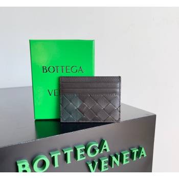 Bottega Veneta Intrecciato Leather Credit Card Case Fondant/Green 2026 796324 (YX-260402069)