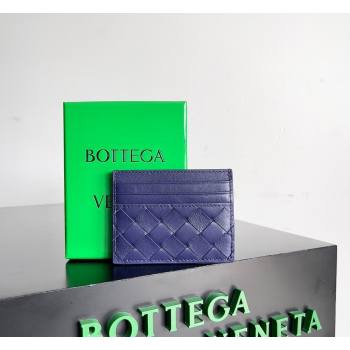 Bottega Veneta Intrecciato Leather Credit Card Case Purple 2026 796324 (YX-260402078)