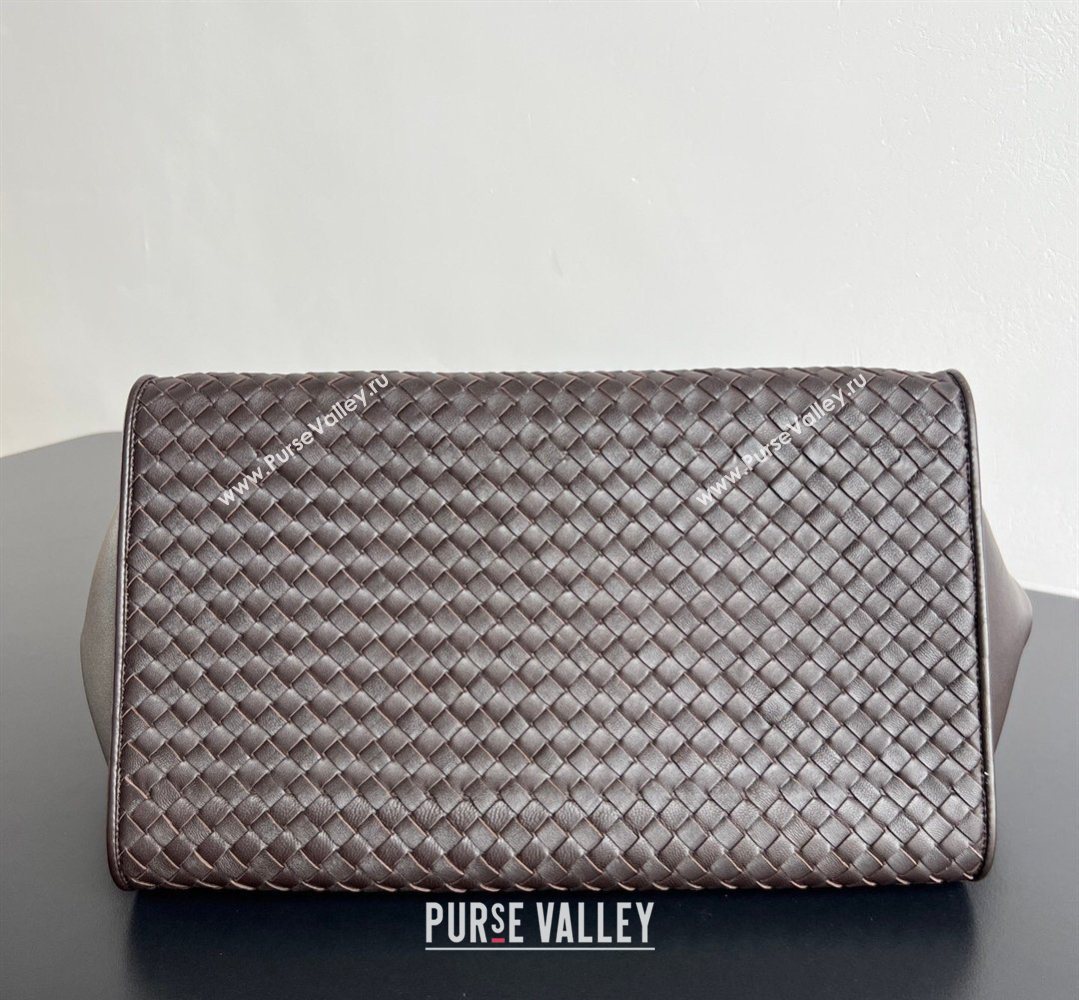 Bottega Veneta Barbara Tote Bag in Intrecciato Leather Espresso Brown 2026 868327 (WT-260402107)