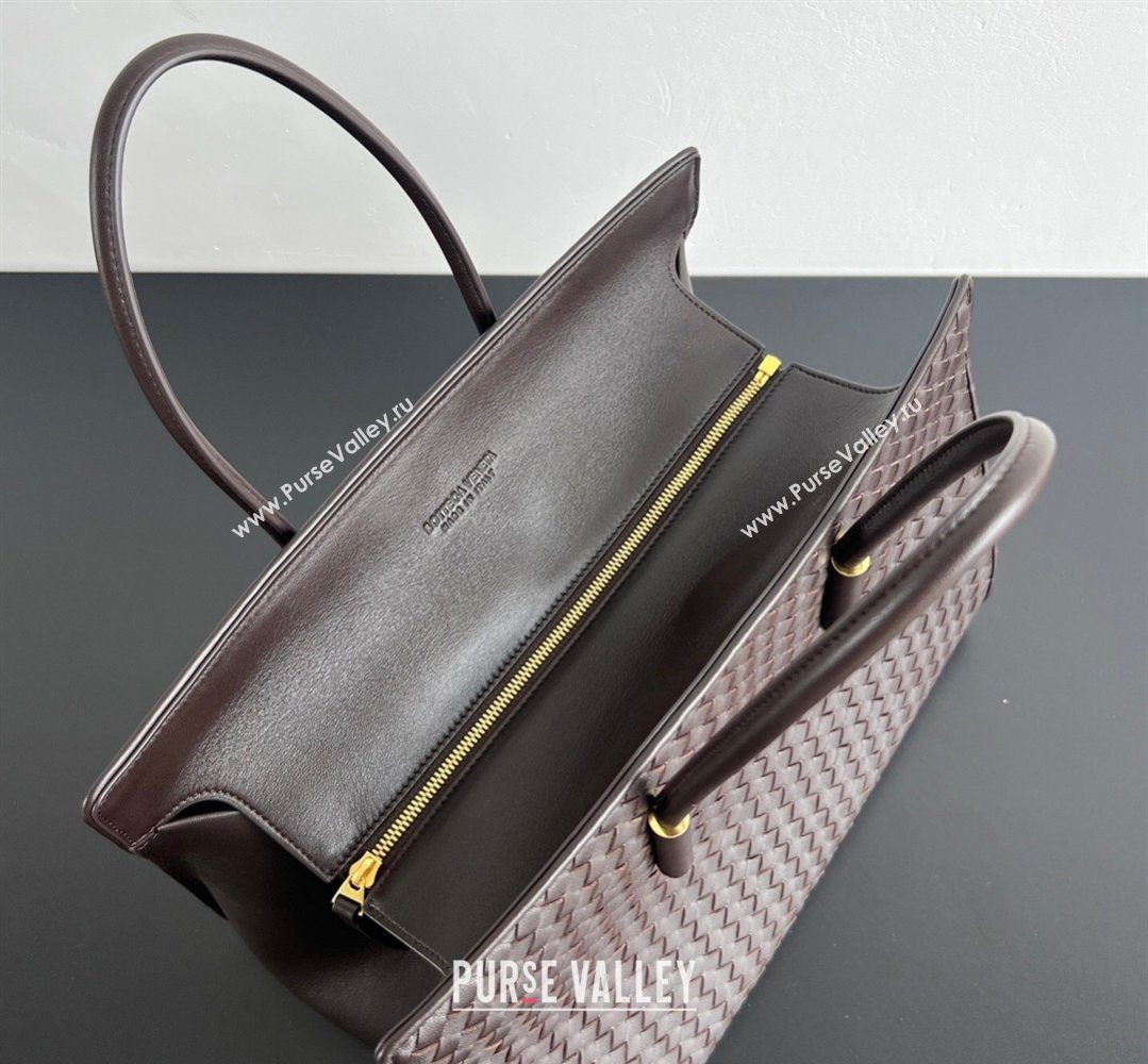 Bottega Veneta Barbara Tote Bag in Intrecciato Leather Espresso Brown 2026 868327 (WT-260402107)
