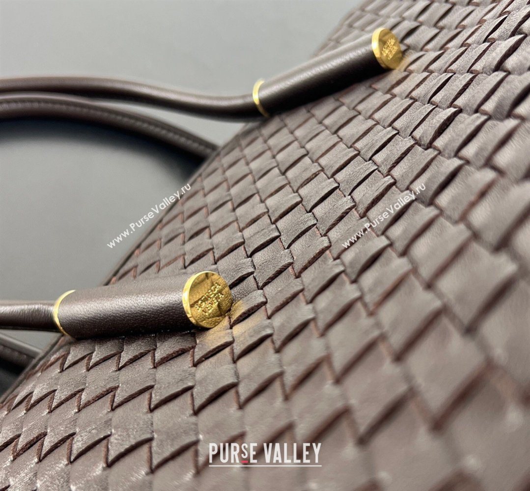 Bottega Veneta Barbara Tote Bag in Intrecciato Leather Espresso Brown 2026 868327 (WT-260402107)