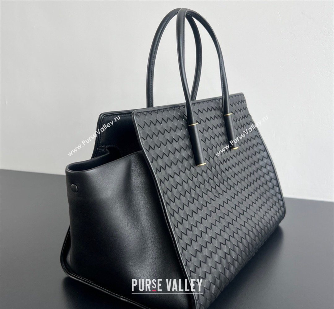 Bottega Veneta Barbara Tote Bag in Intrecciato Leather Black 2026 868327 (WT-260402108)