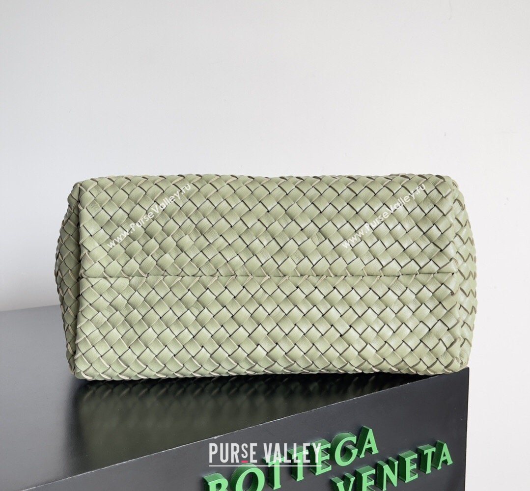 Bottega Veneta Medium Cabat Tote Bag 32cm in Intrecciato Leather Travertine Green 2026 BV040205 (XY-260402128)