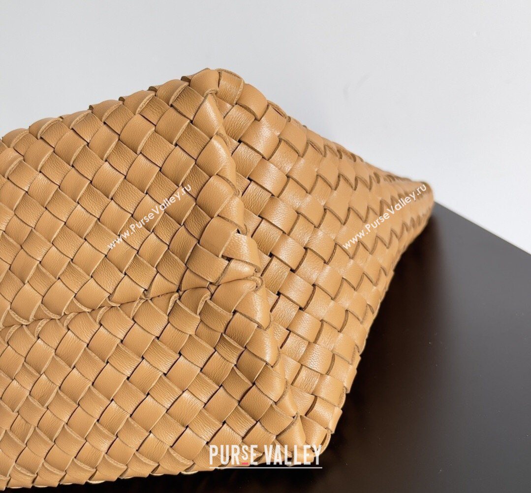 Bottega Veneta Medium Cabat Tote Bag 32cm in Intrecciato Leather Light Brown 2026 BV040205 (XY-260402131)