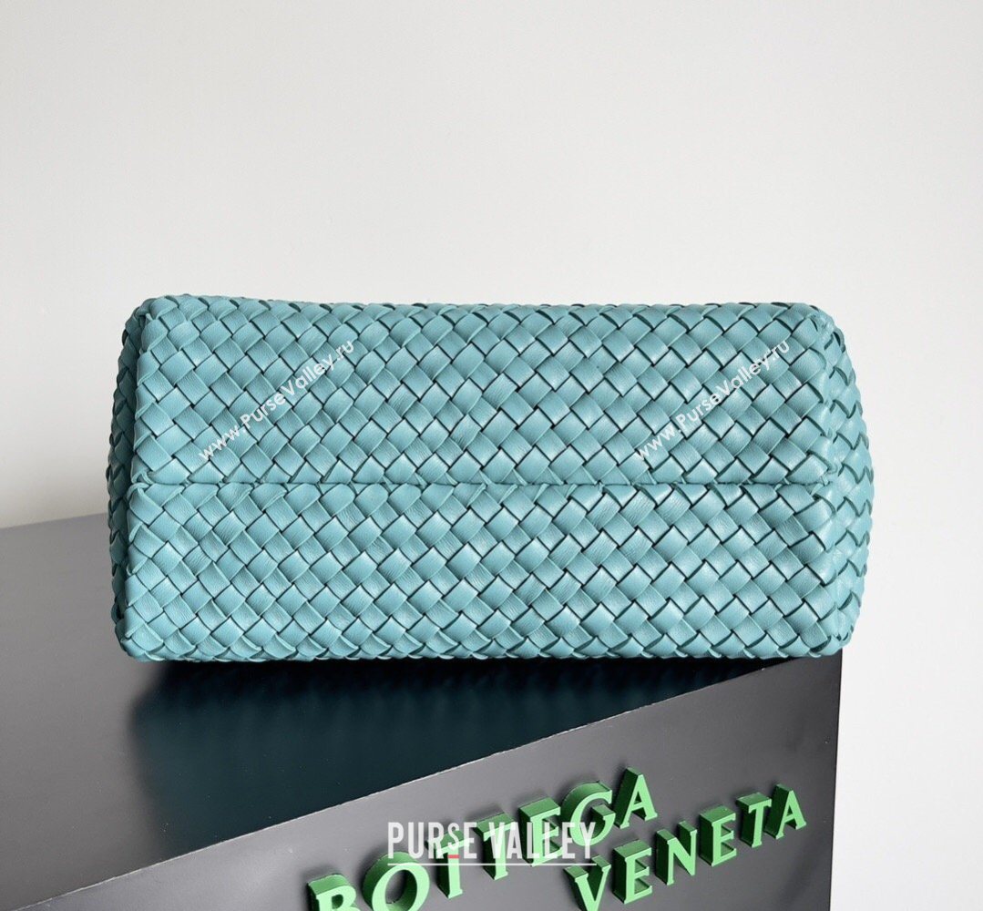 Bottega Veneta Medium Cabat Tote Bag 32cm in Intrecciato Leather Blue1 2026 BV040205 (YX-260402118)