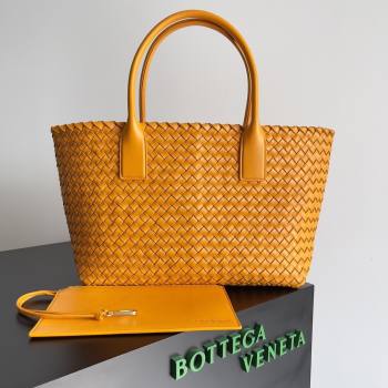 Bottega Veneta Medium Cabat Tote Bag 32cm in Intrecciato Leather Orange 2026 BV040205 (XY-260402133)