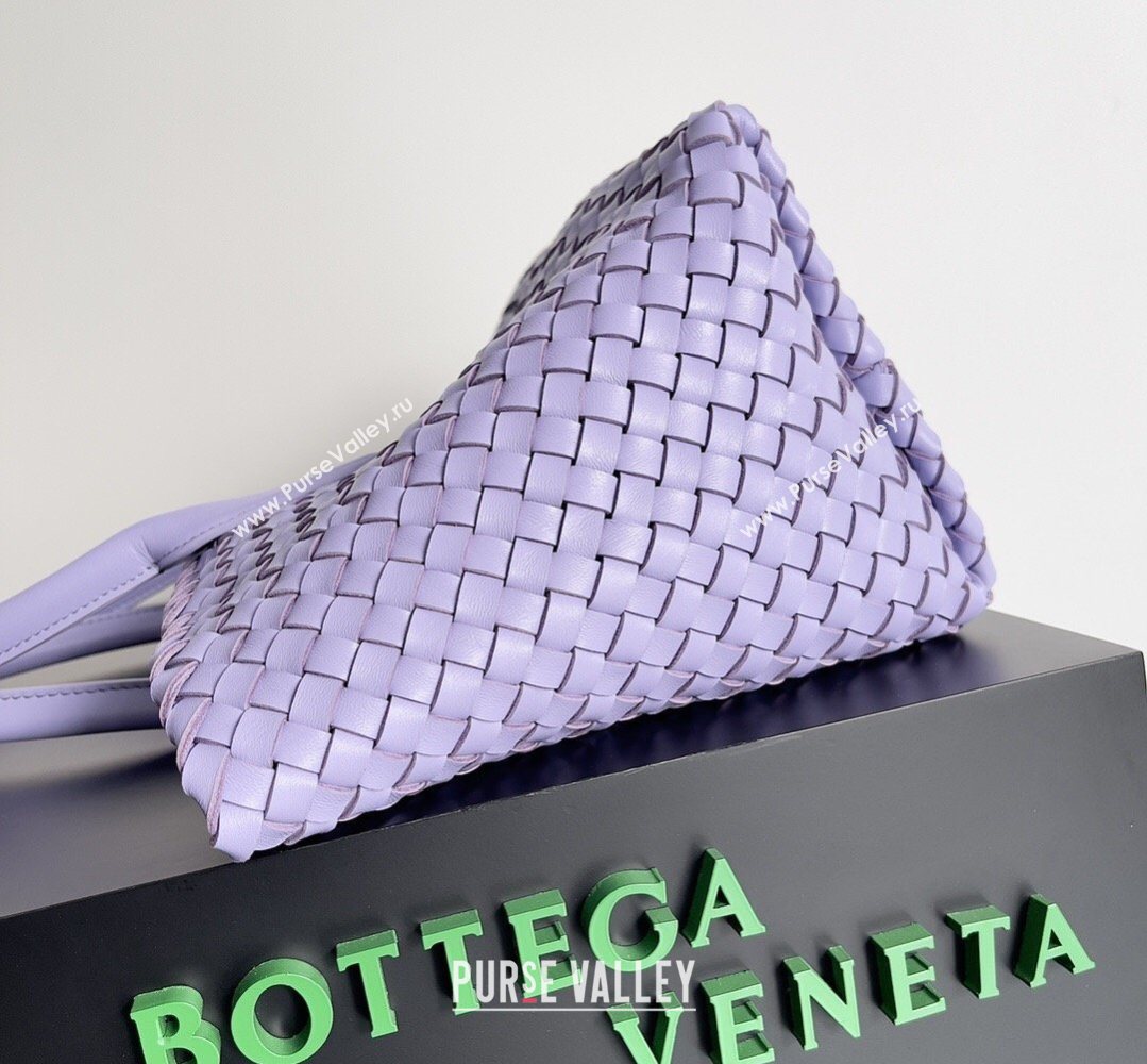 Bottega Veneta Medium Cabat Tote Bag 32cm in Intrecciato Leather Purple 2026 BV040205 (XY-260402135)
