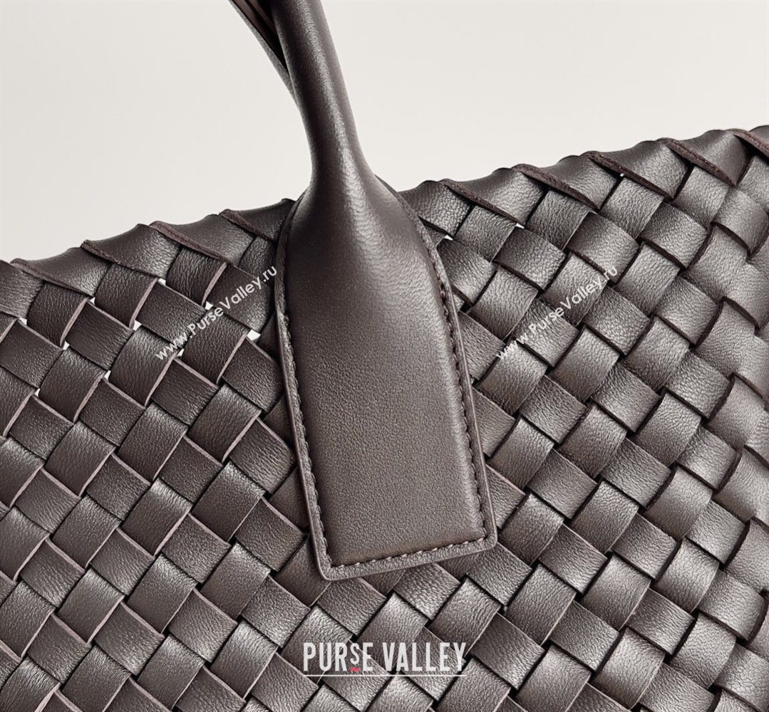 Bottega Veneta Medium Cabat Tote Bag 32cm in Intrecciato Leather Fondant Brown 2026 BV040205 (XY-260402136)