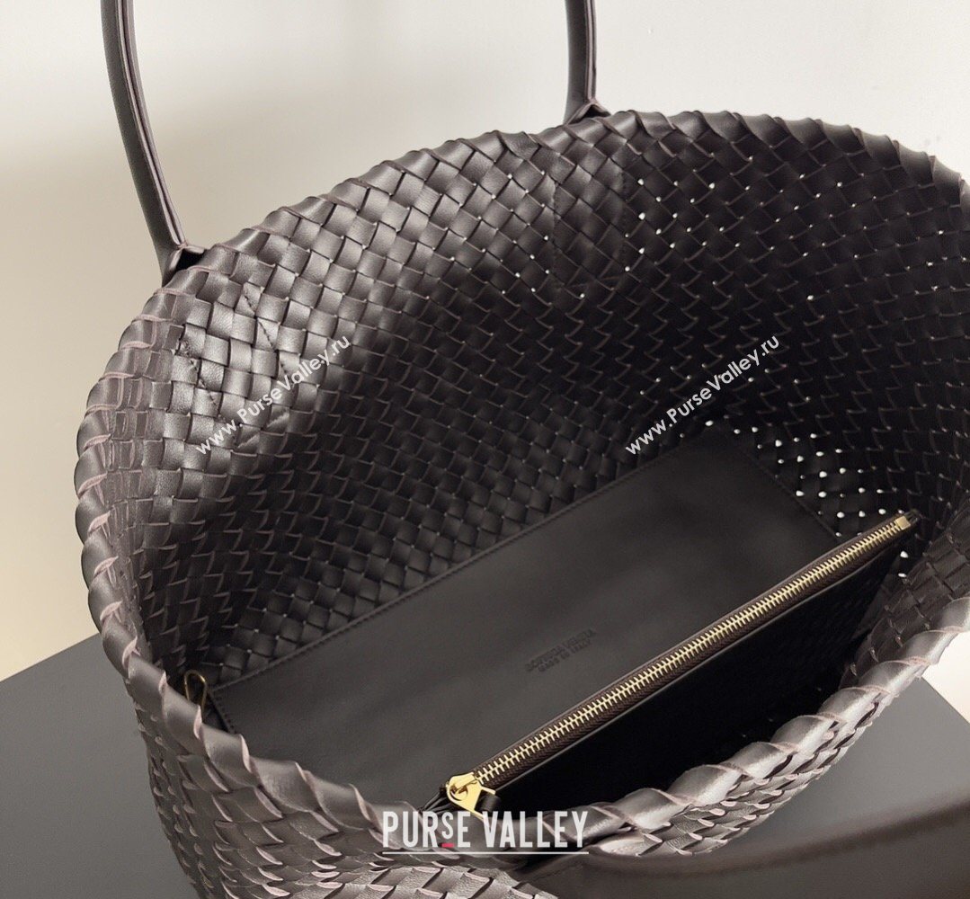 Bottega Veneta Medium Cabat Tote Bag 32cm in Intrecciato Leather Fondant Brown 2026 BV040205 (XY-260402136)