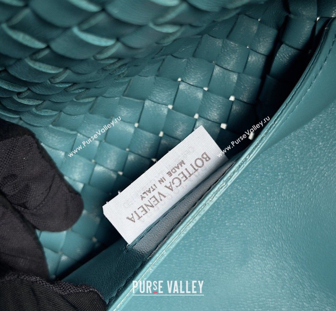 Bottega Veneta Medium Cabat Tote Bag 32cm in Intrecciato Leather Blue1 2026 BV040205 (YX-260402118)