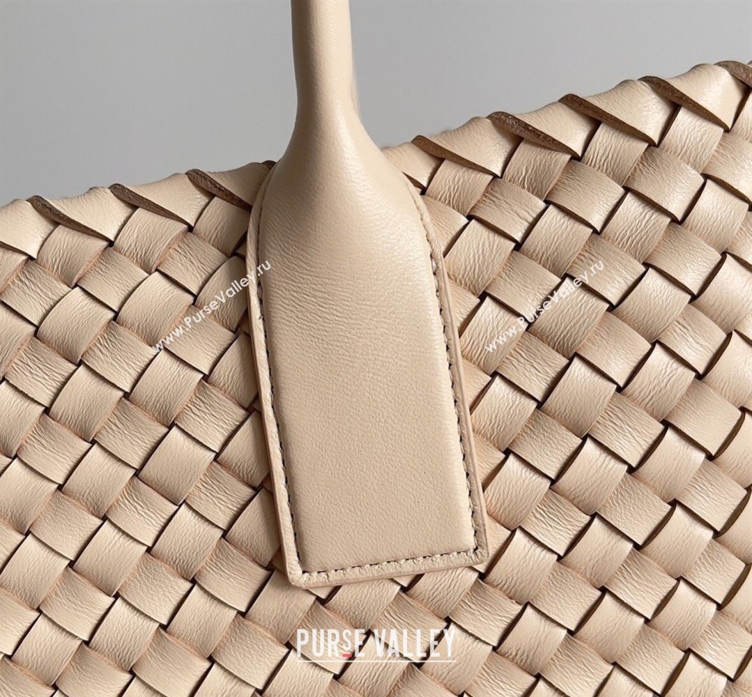 Bottega Veneta Medium Cabat Tote Bag 32cm in Intrecciato Leather Nude2 2026 BV040205 (XY-260402137)