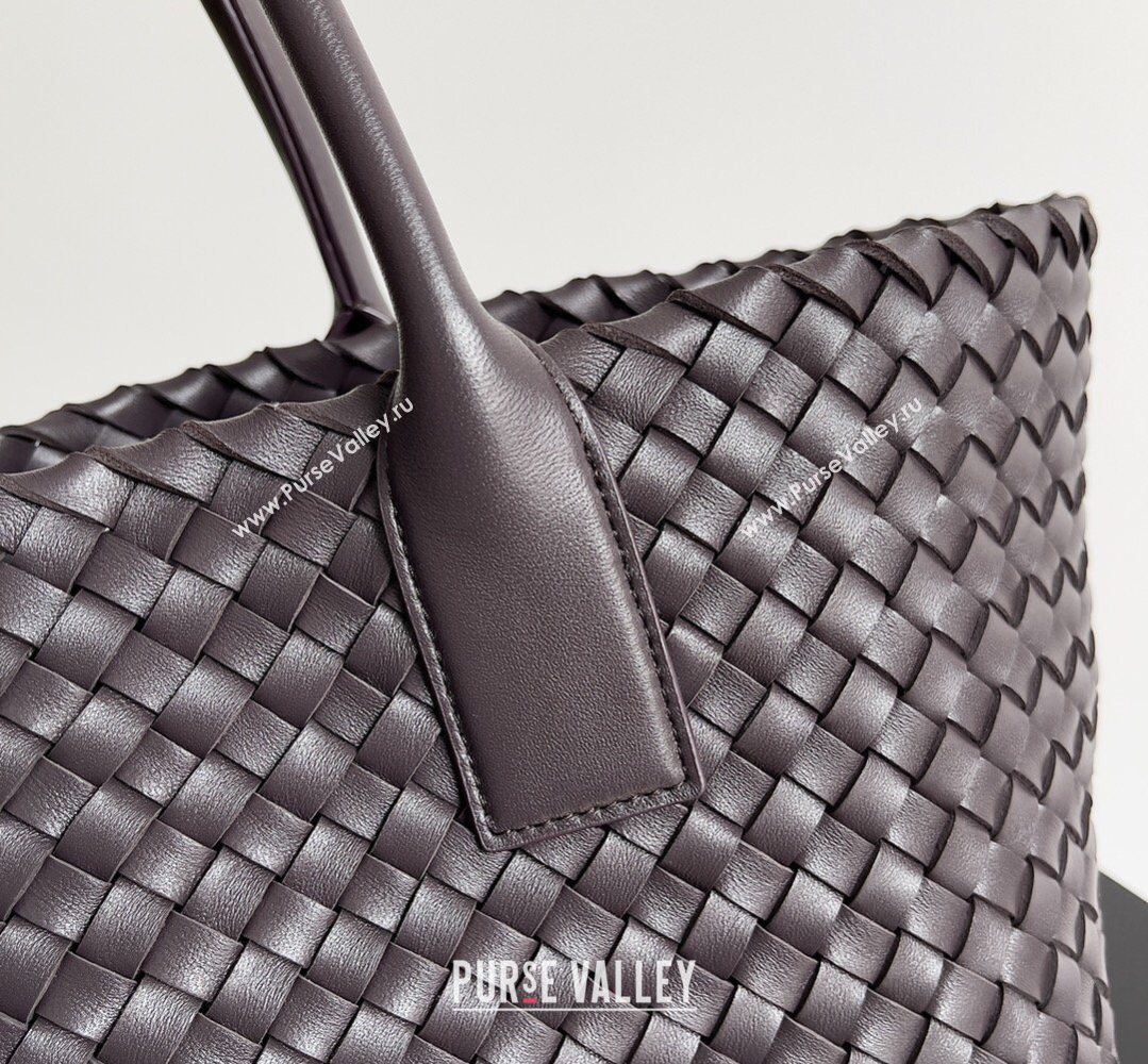 Bottega Veneta Medium Cabat Tote Bag 32cm in Intrecciato Leather Dark Brown 2026 BV040205 (XY-260402138)
