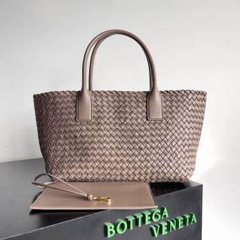 Bottega Veneta Medium Cabat Tote Bag 32cm in Intrecciato Leather Khaki 2026 BV040205 (YX-260402117)