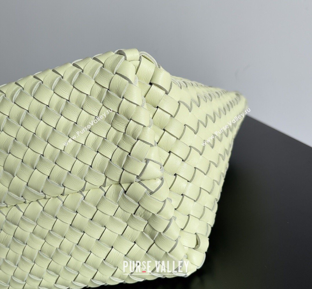 Bottega Veneta Medium Cabat Tote Bag 32cm in Intrecciato Leather Light Yellow 2026 BV040205 (YX-260402119)