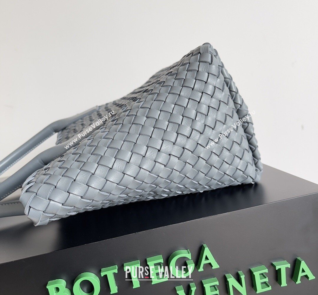 Bottega Veneta Medium Cabat Tote Bag 32cm in Intrecciato Leather Agate Grey 2026 BV040205 (YX-260402122)