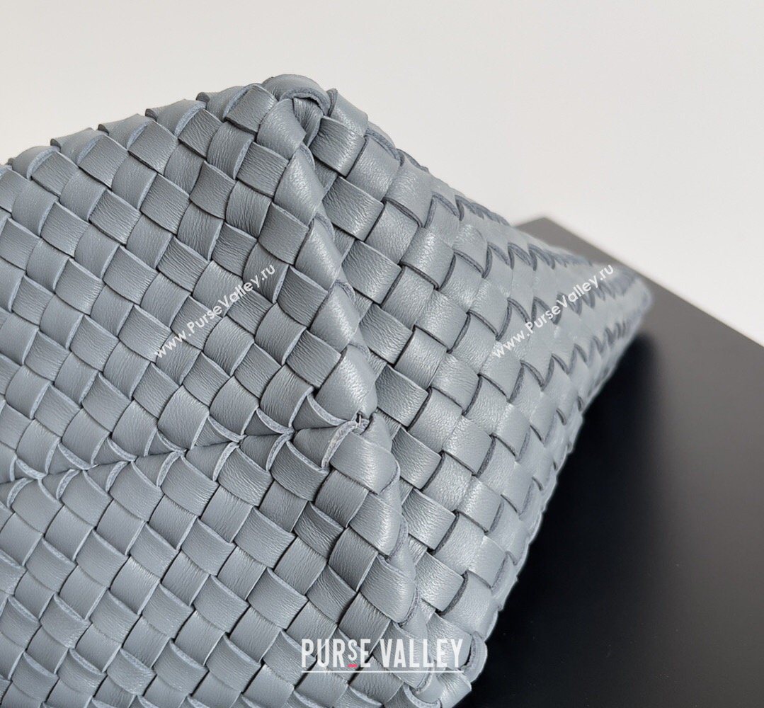 Bottega Veneta Medium Cabat Tote Bag 32cm in Intrecciato Leather Agate Grey 2026 BV040205 (YX-260402122)