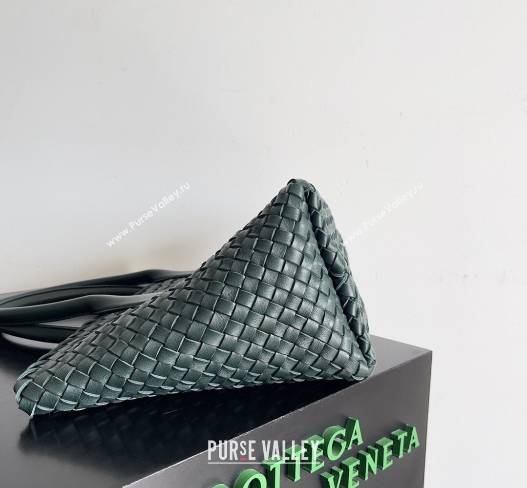Bottega Veneta Medium Cabat Tote Bag 32cm in Intrecciato Leather Dark Green 2026 BV040205 (XY-260402126)