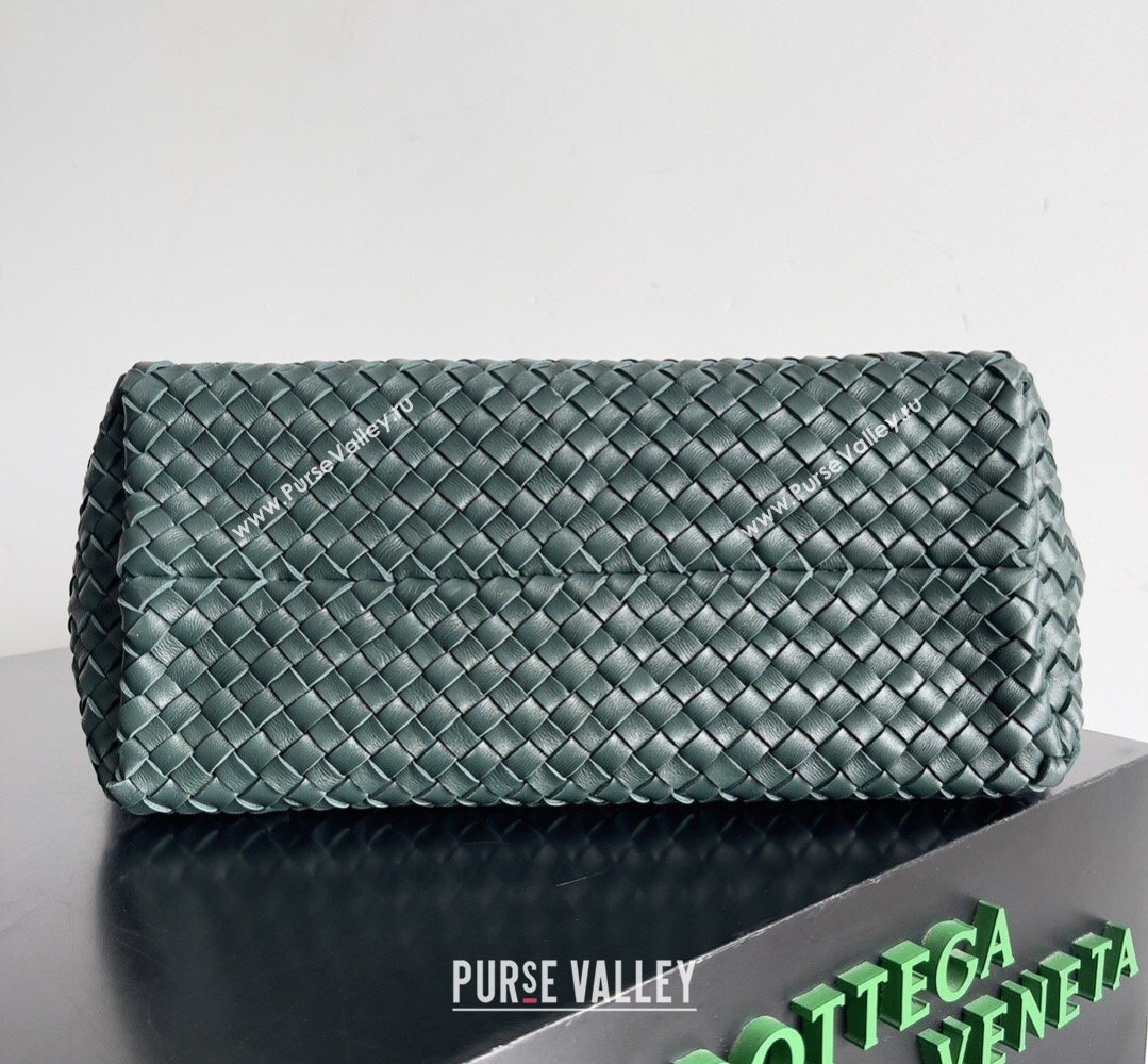 Bottega Veneta Medium Cabat Tote Bag 32cm in Intrecciato Leather Dark Green 2026 BV040205 (XY-260402126)