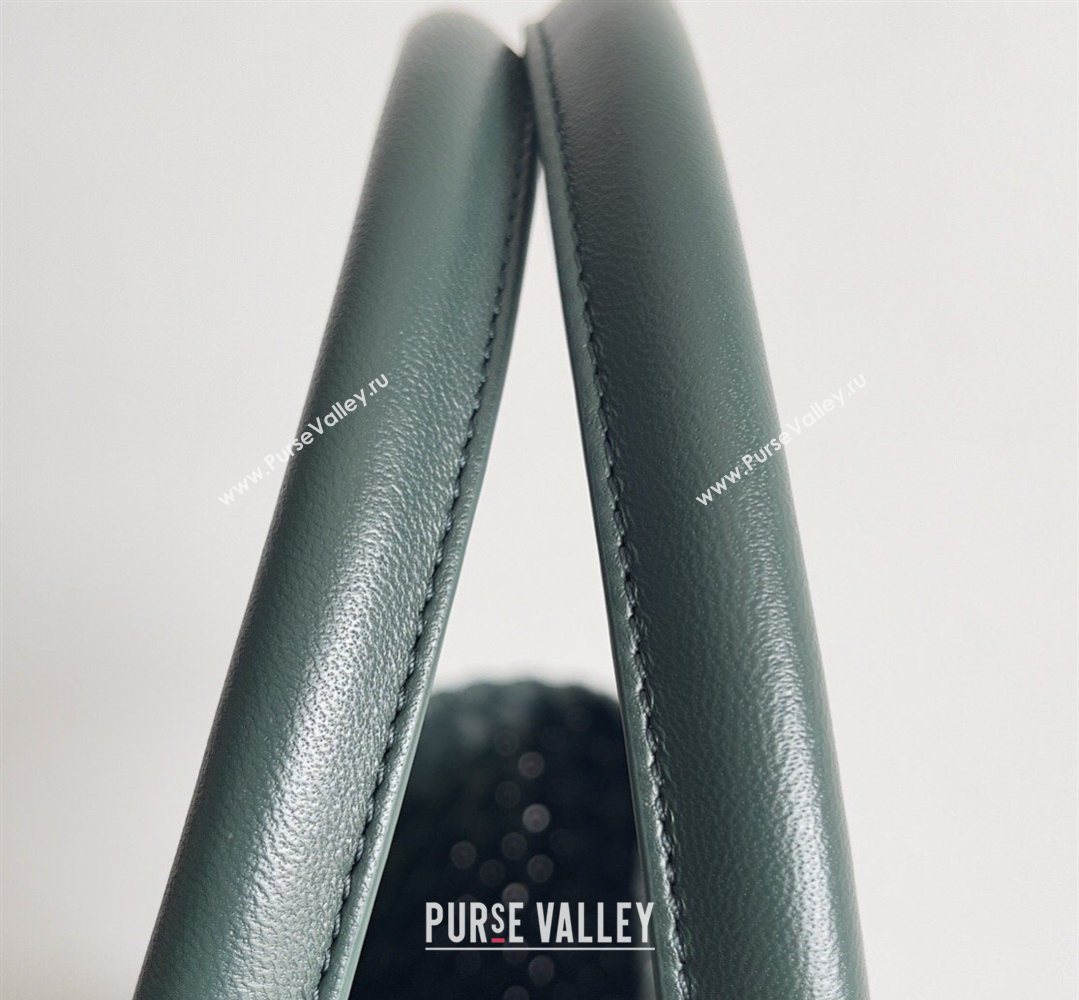 Bottega Veneta Medium Cabat Tote Bag 32cm in Intrecciato Leather Dark Green 2026 BV040205 (XY-260402126)