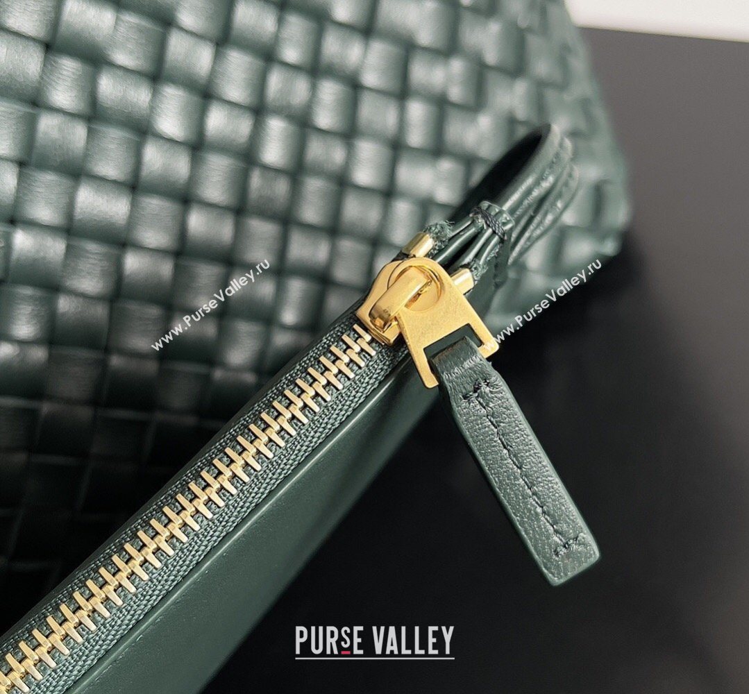 Bottega Veneta Medium Cabat Tote Bag 32cm in Intrecciato Leather Dark Green 2026 BV040205 (XY-260402126)