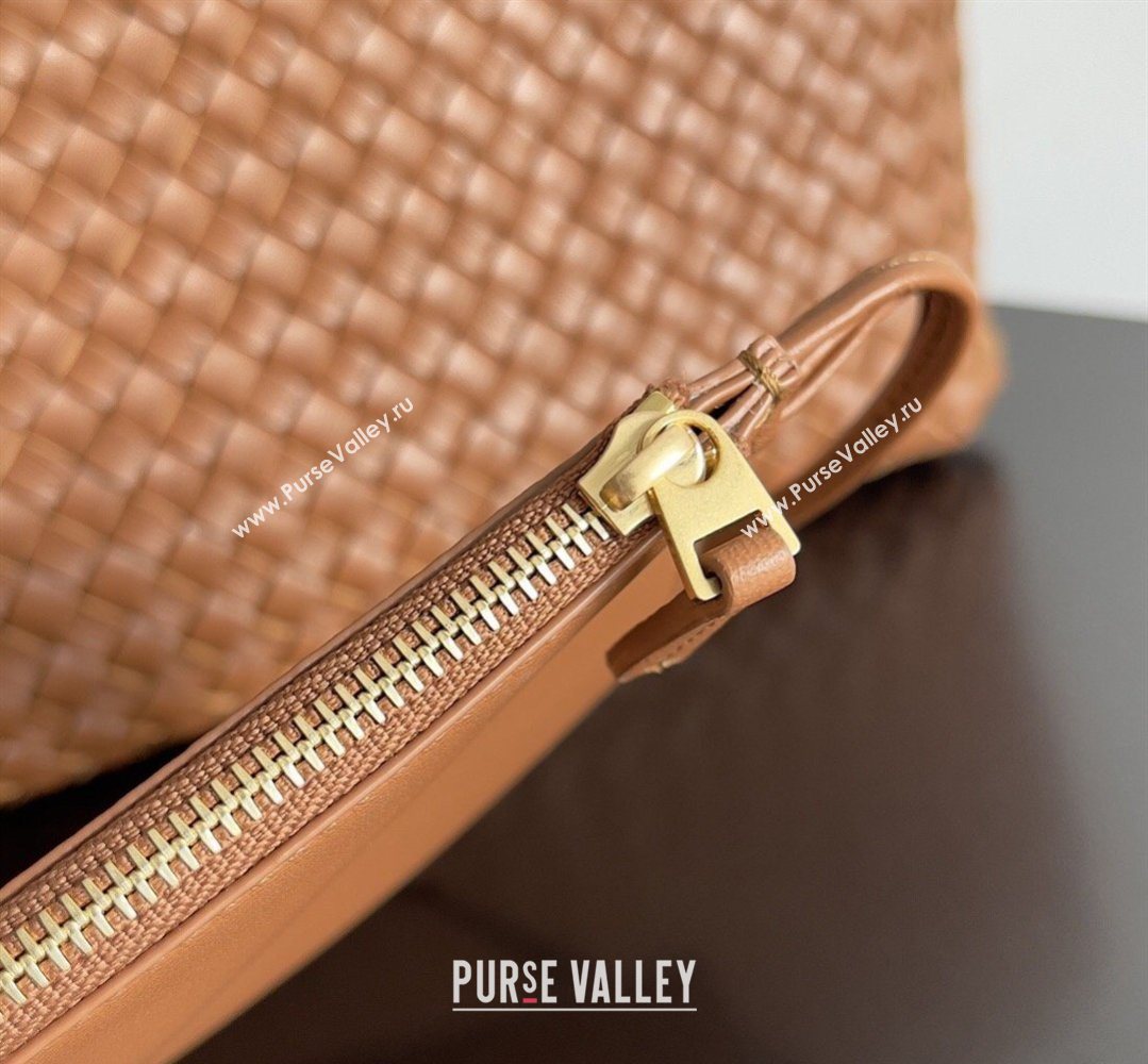 Bottega Veneta Medium Cabat Tote Bag 32cm in Intrecciato Leather Gold Brown 2026 BV040205 (XY-260402127)
