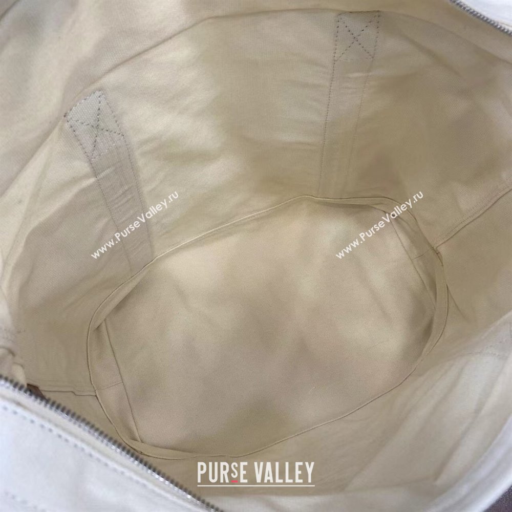 Gucci Mens Printed canvas large tote bag Off White 2025 816863 (XLU-250630084)