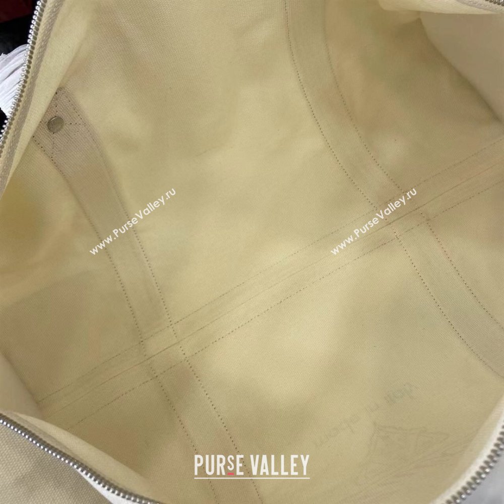 Gucci Mens Printed canvas duffle bag Off White 2025 816866 (XLU-250630086)