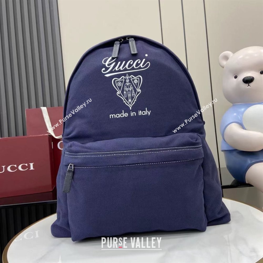 Gucci Mens Printed canvas maxi backpack bag 2025 821643 (XLU-250630087)