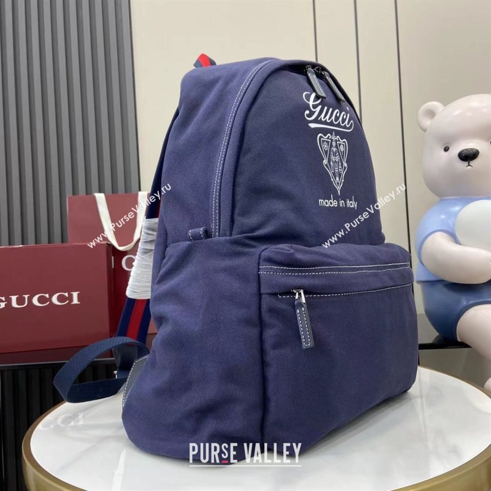 Gucci Mens Printed canvas maxi backpack bag 2025 821643 (XLU-250630087)