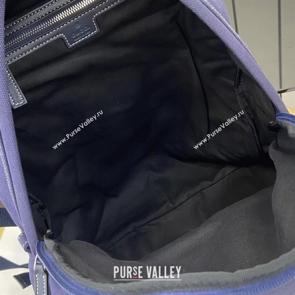 Gucci Mens Printed canvas maxi backpack bag 2025 821643 (XLU-250630087)