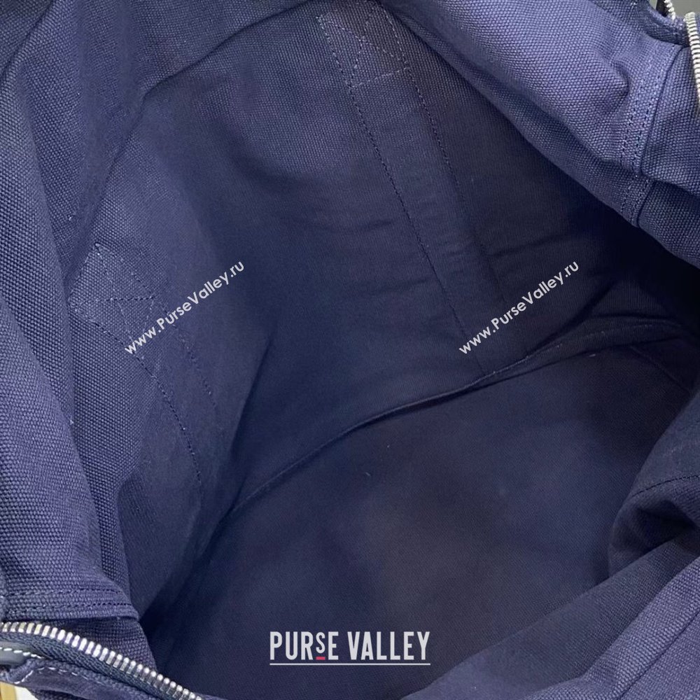 Gucci Mens Printed canvas large tote bag Dark Blue 2025 816863 (XLU-250630083)