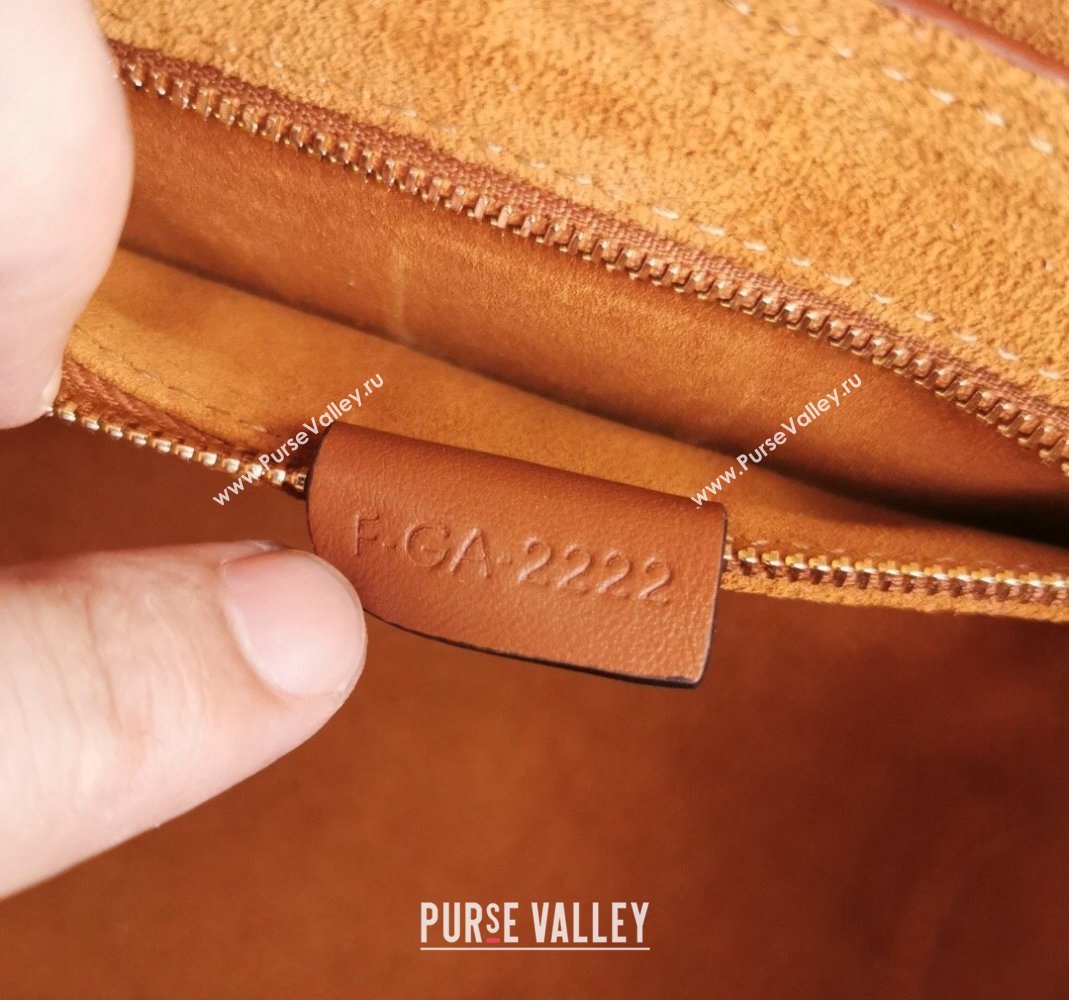 Celine Mini Soft 16 Bag in Calfskin Brown 2024 100352 (BL-240415052)