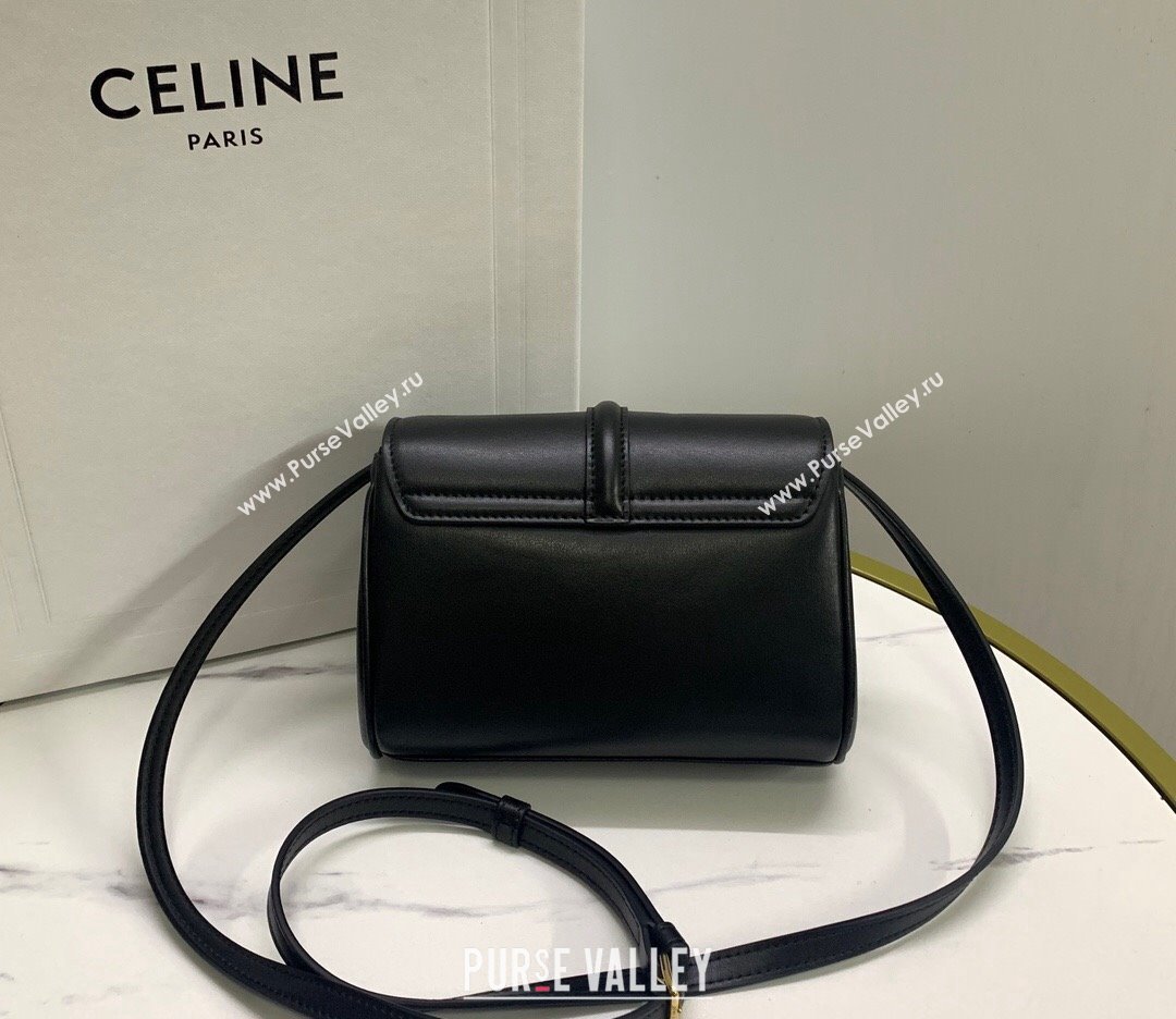 Celine Mini Soft 16 Bag in Calfskin Black 2024 100352 (BL-240415053)