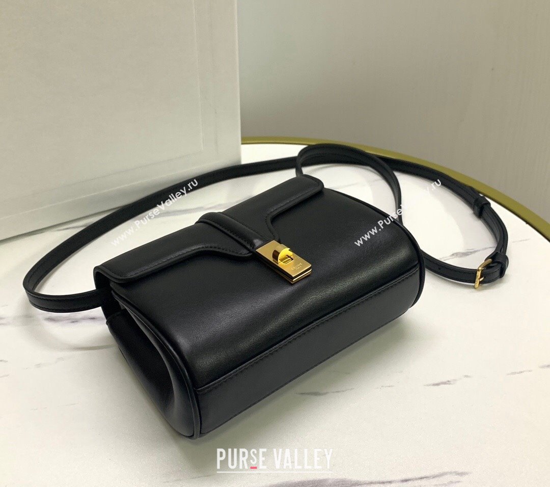 Celine Mini Soft 16 Bag in Calfskin Black 2024 100352 (BL-240415053)