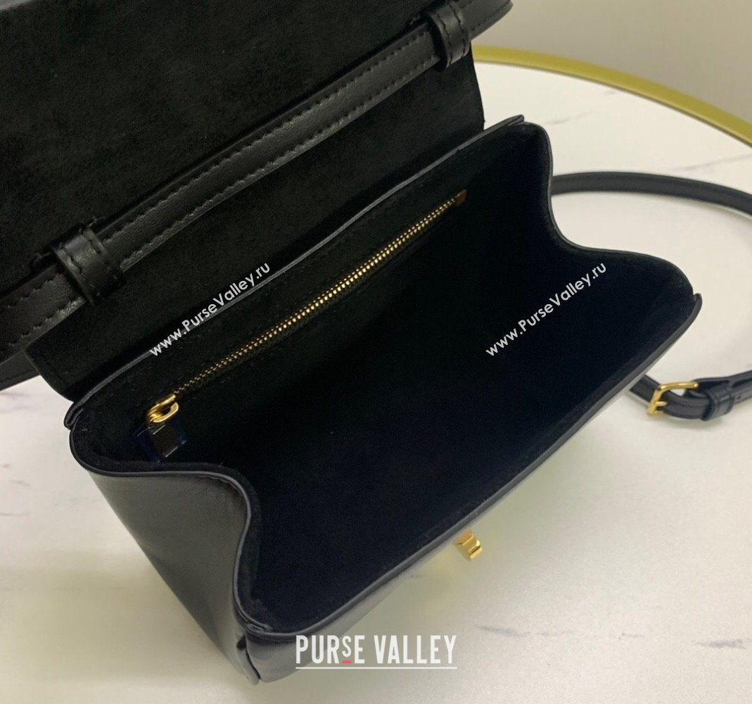 Celine Mini Soft 16 Bag in Calfskin Black 2024 100352 (BL-240415053)