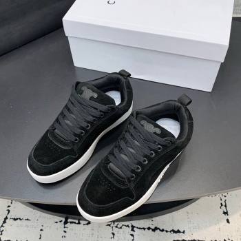 Celine Trainer Suede Low Sneakers Black 2024 0813 (KER-240813020)