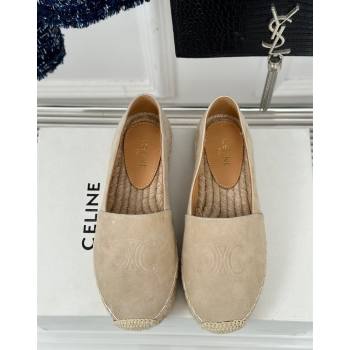 Celine Espadrilles Flats in Suede Beige 2024 CE101202 (MD-241012016)